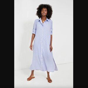 Pomander Place  Blue Stripe Griffin Dress